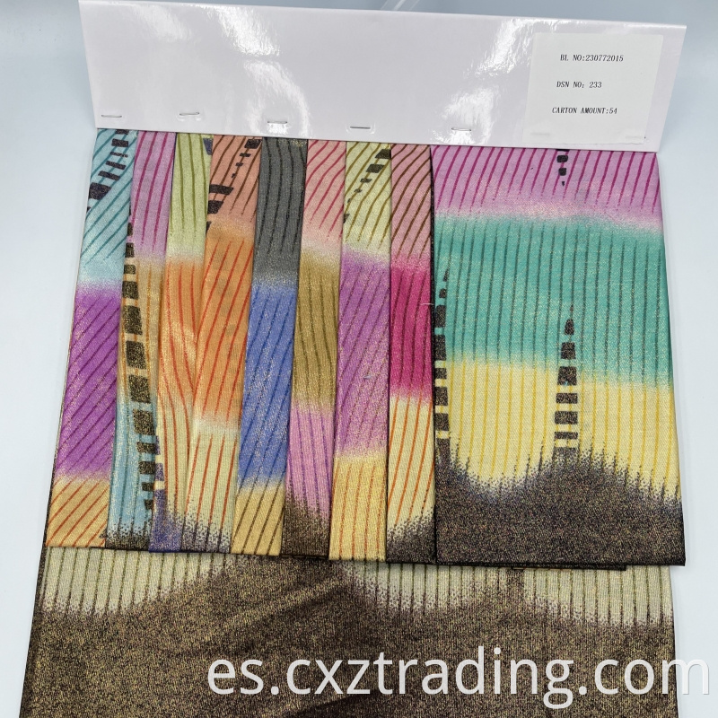 Rayon Textile Color Splicing Jpg